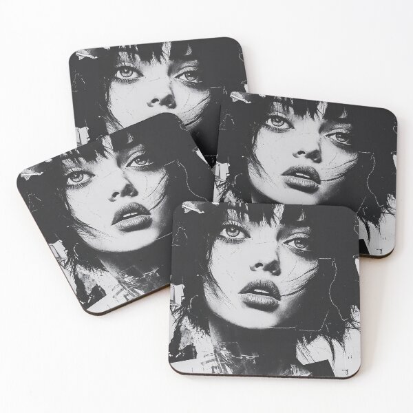 Item preview, Collage Portrait Black and White Grunge designed and sold by Design Atlas.