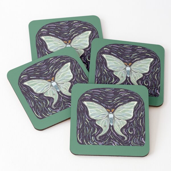 Item preview, Sketchy Luna Moth designed and sold by PumpkinPiArt.