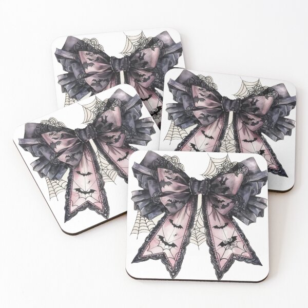 Item preview, Coquette Halloween Bow with Bats designed and sold by Claudia Villota.