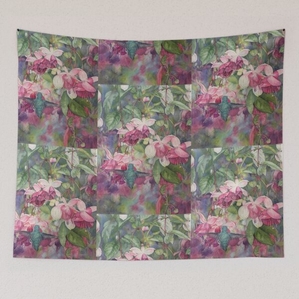 Item preview, Humming for Fuchsias  designed and sold by annikafarmer.
