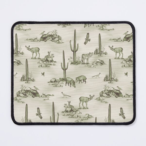 Item preview, Sonoran Desert Wildlife Toile in Green designed and sold by somecallmebeth.