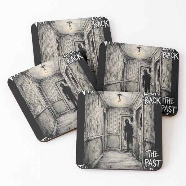 Item preview, Haunted Hallway Visage Grunge Gaming Graphic Tee designed and sold by Senpaiwaves.