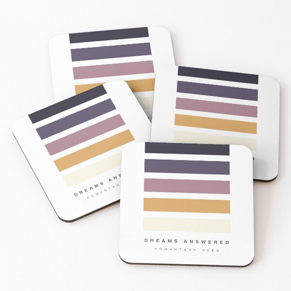 Item preview, ‘Stars who Listen, Dreams Answered’ 2/2 Quote Romantasy Hue Palette designed and sold by The Colourful Game.