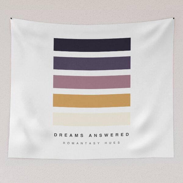 Item preview, ‘Stars who Listen, Dreams Answered’ 2/2 Quote Romantasy Hue Palette designed and sold by The Colourful Game.