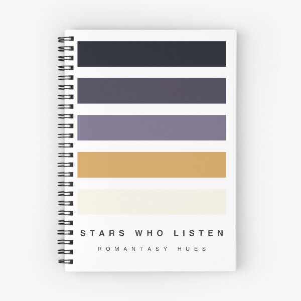 Item preview, ‘Stars who Listen, Dreams Answered’ 1/2 Quote Romantasy Hue Palette designed and sold by The Colourful Game.
