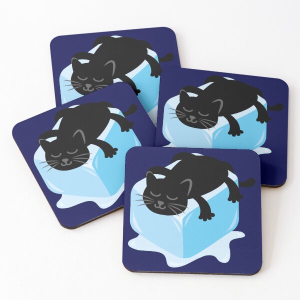 Item preview, Melting Cat on Ice Cube designed and sold by fishdesigns.