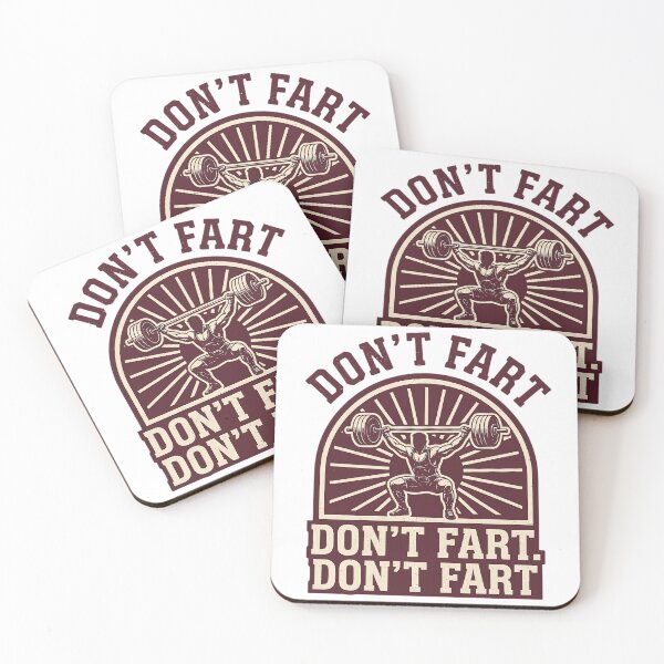 Item preview, Don't Fart Funny Weightlifting Squat Gym Workout Fitness Humor designed and sold by conggamenhatvip.