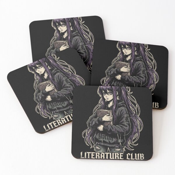 Item preview, Yuri Doki Doki Literature Club Gothic Gamer Graphic Tee designed and sold by Senpaiwaves.