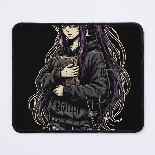 Item preview, Yuri Doki Doki Literature Club Gothic Gamer Graphic Tee designed and sold by Senpaiwaves.