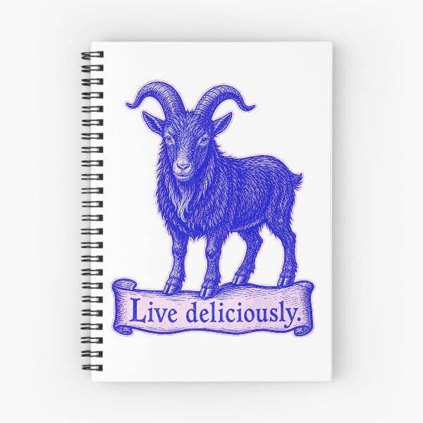 Item preview, Live Deliciously Vintage Black Goat Occult Folk Prints designed and sold by PinUpPizzazz.