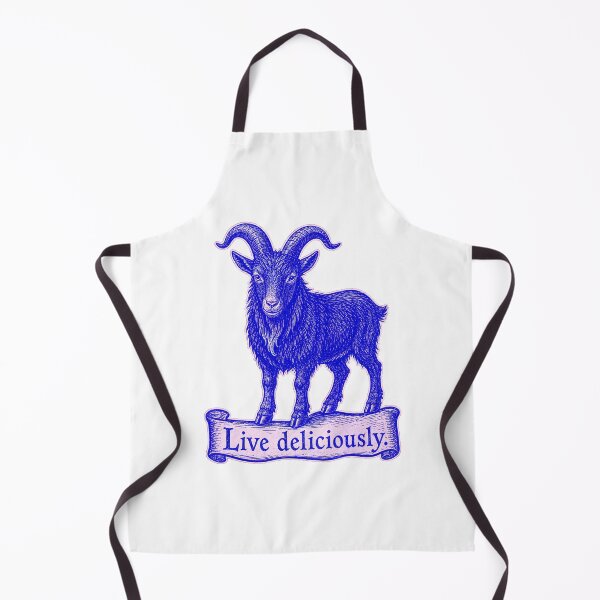 Item preview, Live Deliciously Vintage Black Goat Occult Folk Prints designed and sold by PinUpPizzazz.