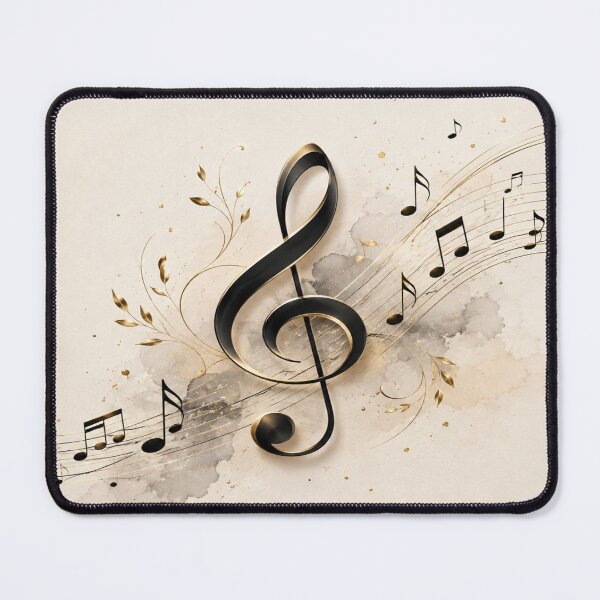 Item preview, Elegant Treble Clef Watercolor Art designed and sold by DaryaArtFrance.