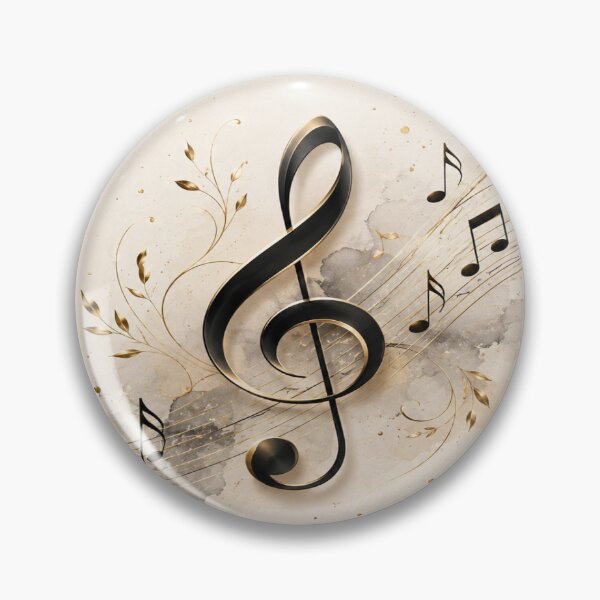 Item preview, Elegant Treble Clef Watercolor Art designed and sold by DaryaArtFrance.
