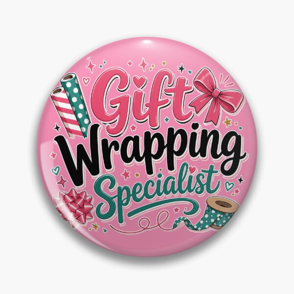 Item preview, Gift Wrapping Specialist – Cute Christmas Wrapping Paper Design designed and sold by TheStephanieRome.