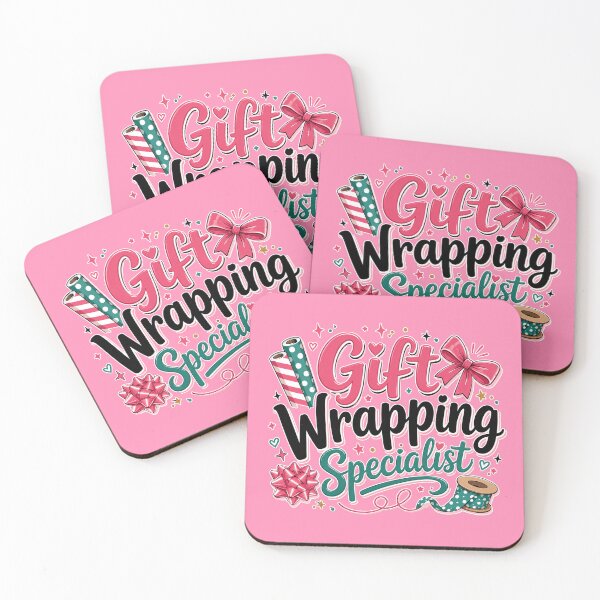 Item preview, Gift Wrapping Specialist – Cute Christmas Wrapping Paper Design designed and sold by TheStephanieRome.