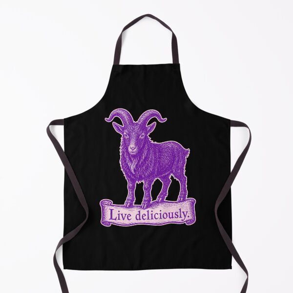 Item preview, Live Deliciously Vintage Black Goat Occult Folk Prints designed and sold by PinUpPizzazz.