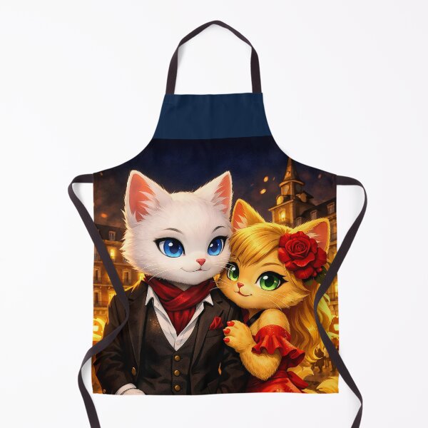 Item preview, The Madrid Cats in Love designed and sold by Meow Story .
