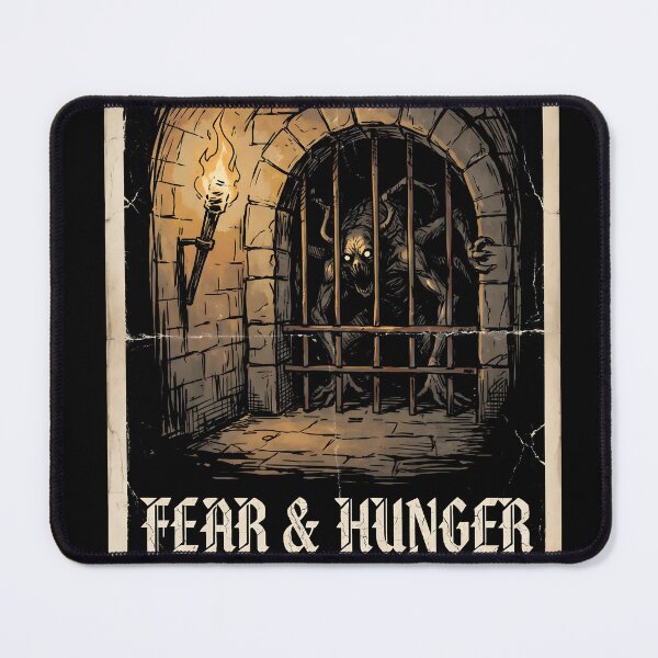 Item preview, Dungeon Horror Fear and Hunger Gothic Anime Gaming Shirt designed and sold by Senpaiwaves.