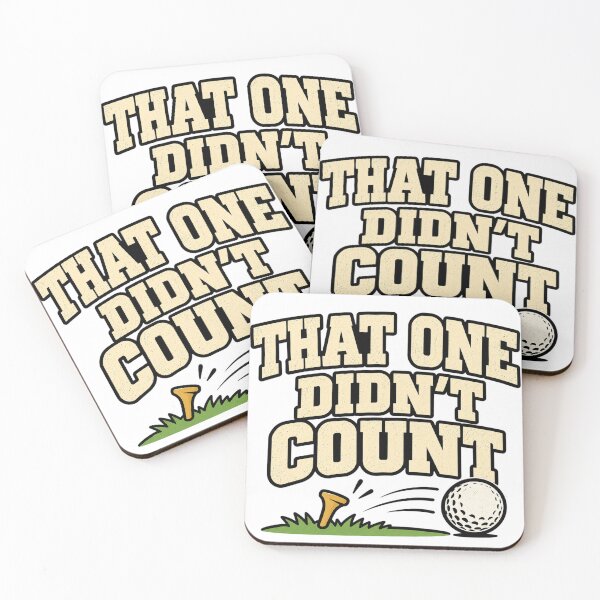 Item preview, That One Didn't Count Funny Golf Design designed and sold by EastEndTownie.