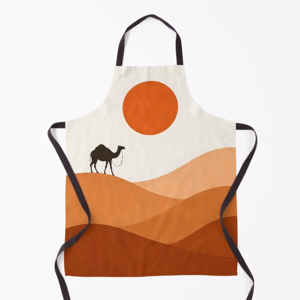 Item preview, Moroccan Desert Landscape | Camel in Sahara | Minimalist Mid-Century Wall Art designed and sold by MARO-X.