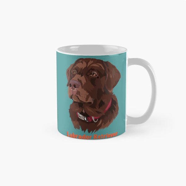 Item preview, Chocolate Labrador Retriever Modern Dog Art  designed and sold by BHDigitalArt.