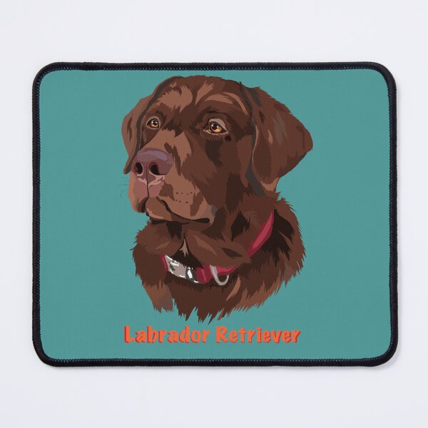 Item preview, Chocolate Labrador Retriever Modern Dog Art designed and sold by BHDigitalArt.