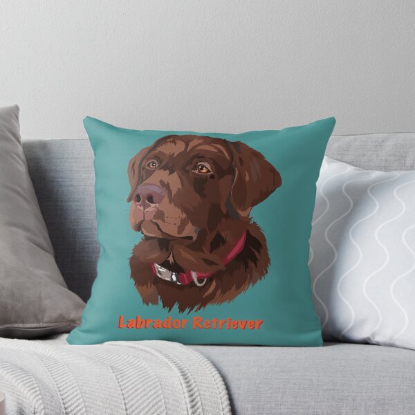 Item preview, Chocolate Labrador Retriever Modern Dog Art  designed and sold by BHDigitalArt.