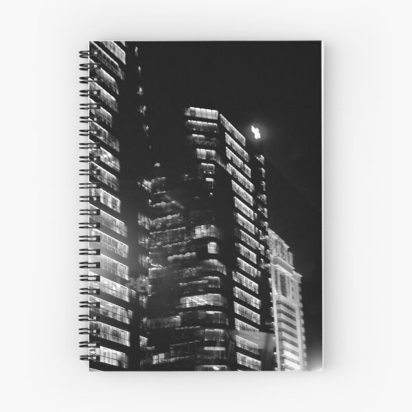 Item preview, Beijing City Lights at Night in Monochrome designed and sold by Empathetic-Psychopath.