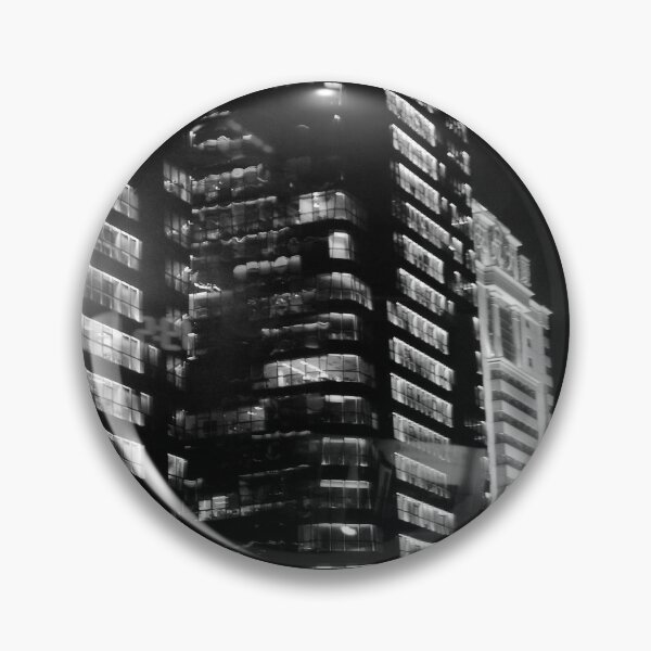 Item preview, Beijing City Lights at Night in Monochrome designed and sold by Empathetic-Psychopath.