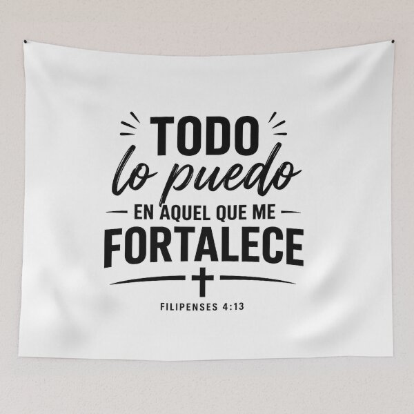 Item preview, I can do all things through him who strengthens me | Philippians 4:13 | Christian Quote designed and sold by MARSHORY.