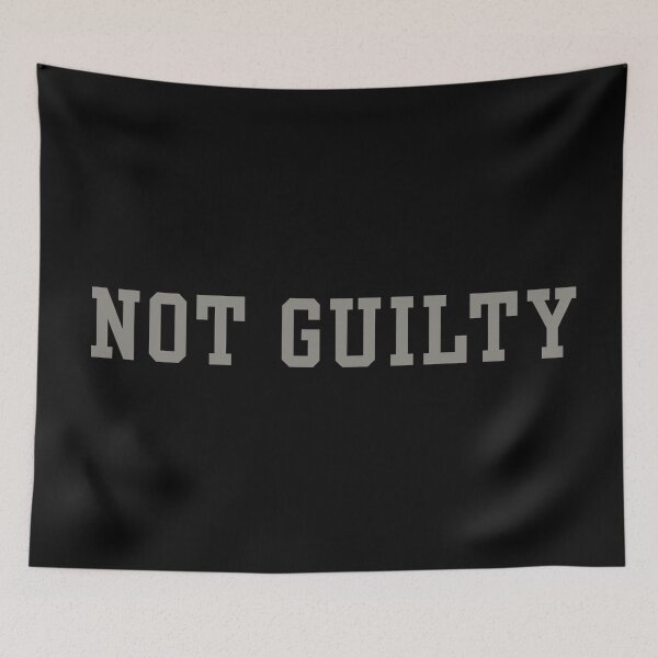 Item preview, Not Guilty Bold Minimal Grey designed and sold by HYPNK.