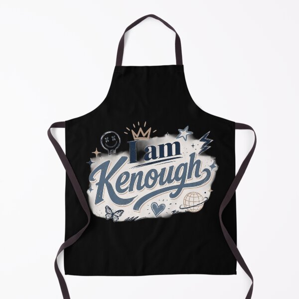 Item preview, I Am Kenough Minimal Retro Typography | Vintage Blue Self Love Quote designed and sold by Eddy048.