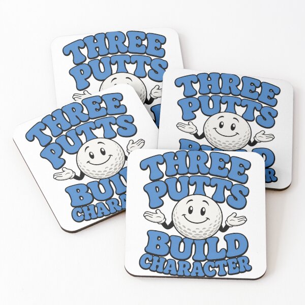 Item preview, Three Putts Build Character Funny Golf Design designed and sold by EastEndTownie.