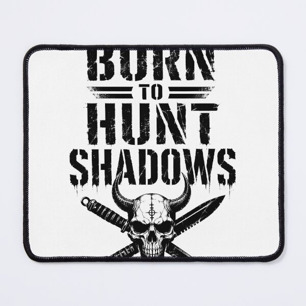 Item preview, Born To Hunt Shadows Tactical Demon Skull designed and sold by ColonelOkten.