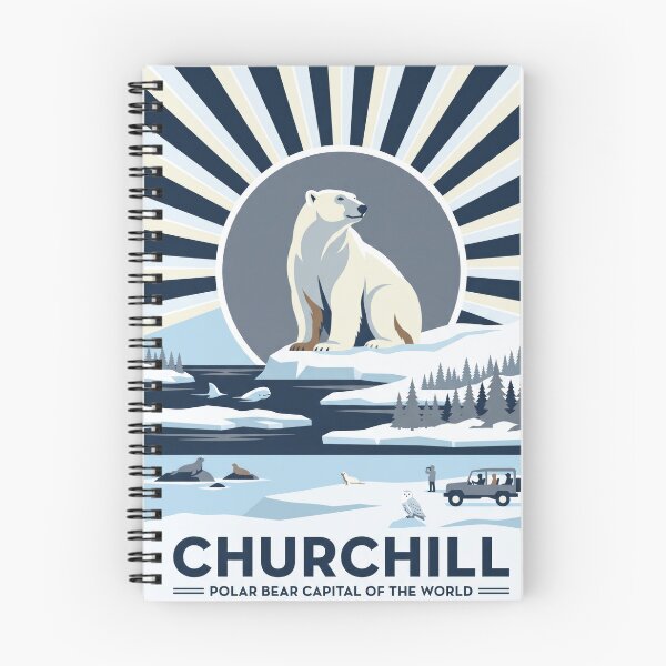 Item preview, Churchill Polar Bear - Flat Vector Wildlife Art designed and sold by ZUMERI.