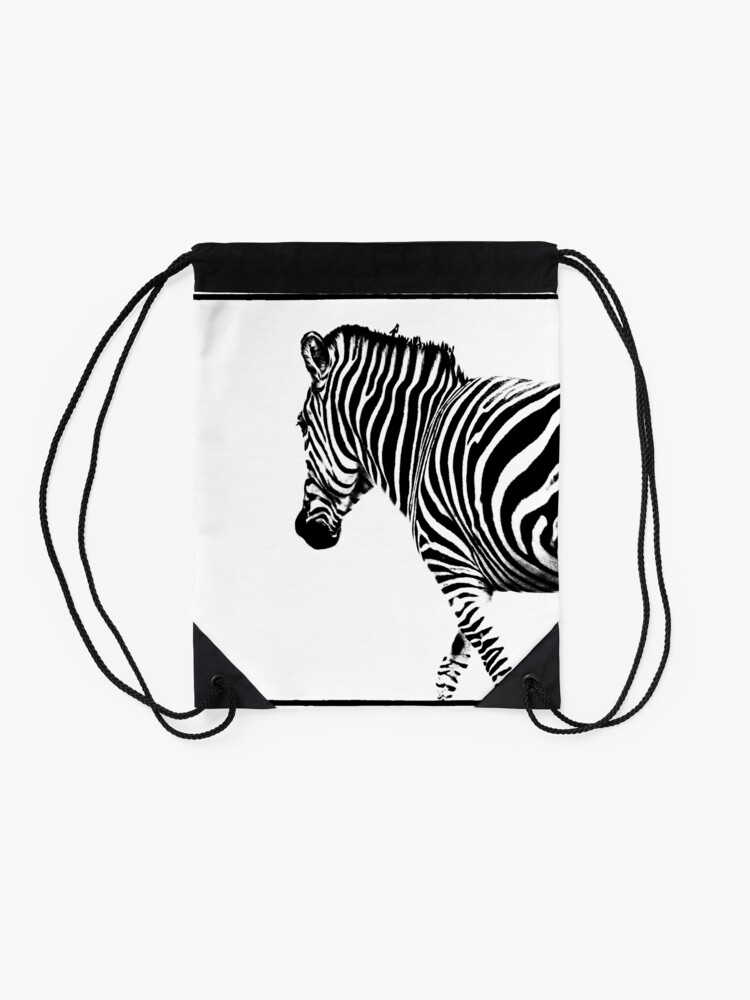 Alternate view of Zebra Drawstring Bag