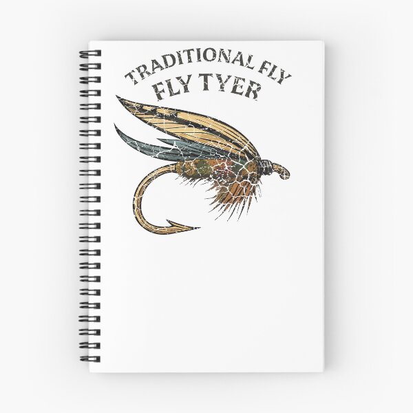 Item preview, Fly tyers logo rustic style and text "Traditional Fly, Fly Tyer" designed and sold by Art-Horizon.