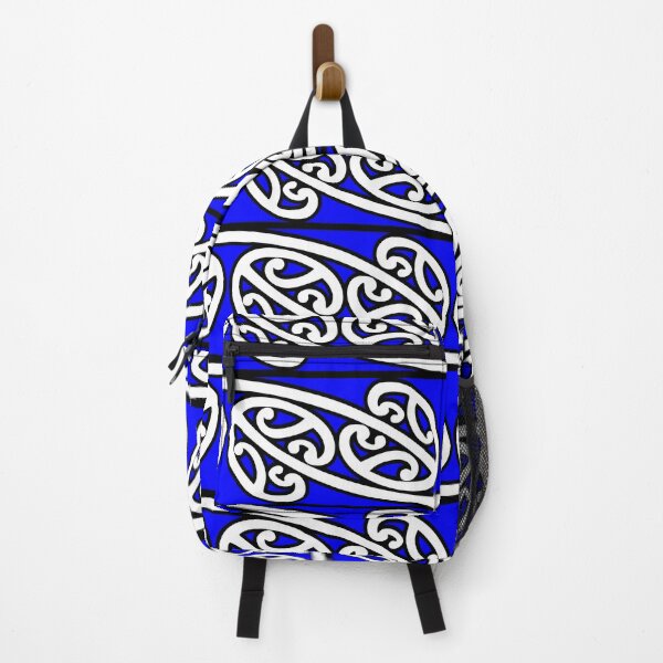 Item preview, Traditional Maori Kōwhaiwhai Pattern Blue Theme designed and sold by MY NEW ZEALAND.
