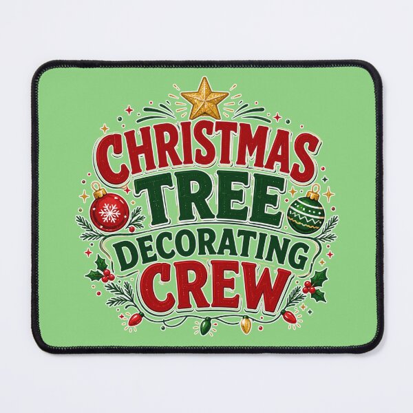 Item preview, Christmas Tree Decorating Crew – Funny Holiday Decorating Design designed and sold by TheStephanieRome.
