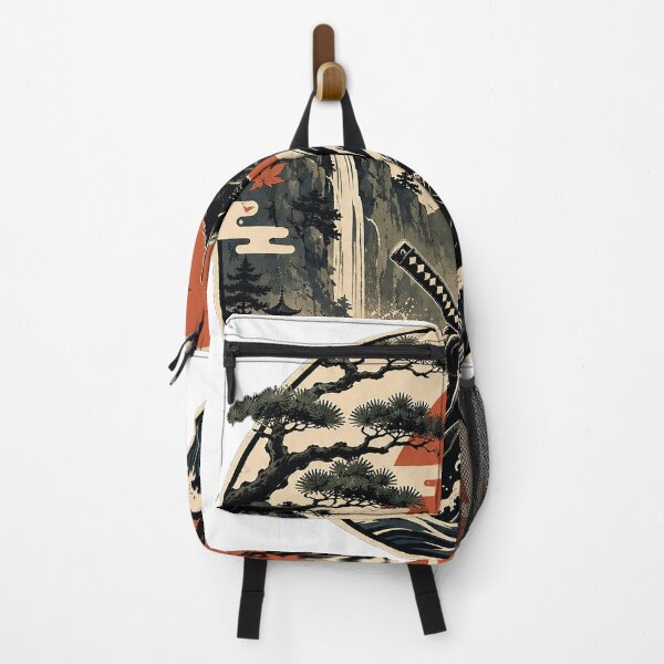 Item preview, Samurai Cat in Japanese Ukiyo-e Style | Vintage Warrior Neko Art designed and sold by cannsuh.