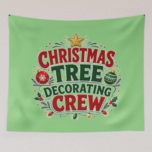 Item preview, Christmas Tree Decorating Crew – Funny Holiday Decorating Design designed and sold by TheStephanieRome.