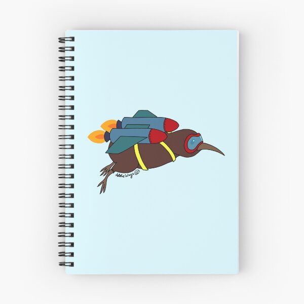 Item preview, Jet Pack Kiwi Bird - Incoming from New Zealand designed and sold by AdelieWings.