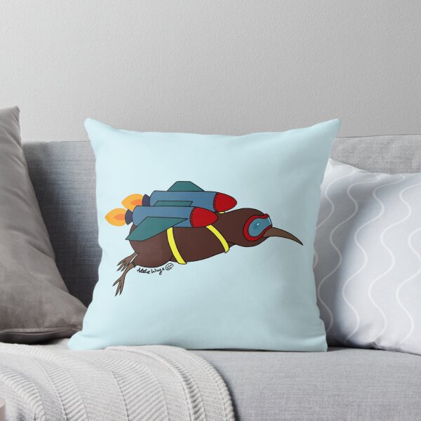 Item preview, Jet Pack Kiwi Bird - Incoming from New Zealand designed and sold by AdelieWings.