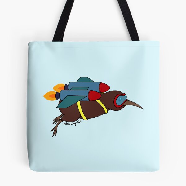 Item preview, Jet Pack Kiwi Bird - Incoming from New Zealand designed and sold by AdelieWings.
