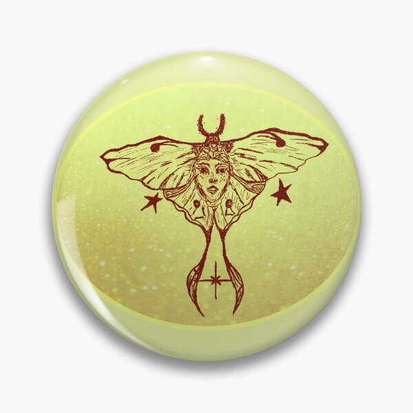 Item preview, Luna Moth Goddess designed and sold by moonshinemais.