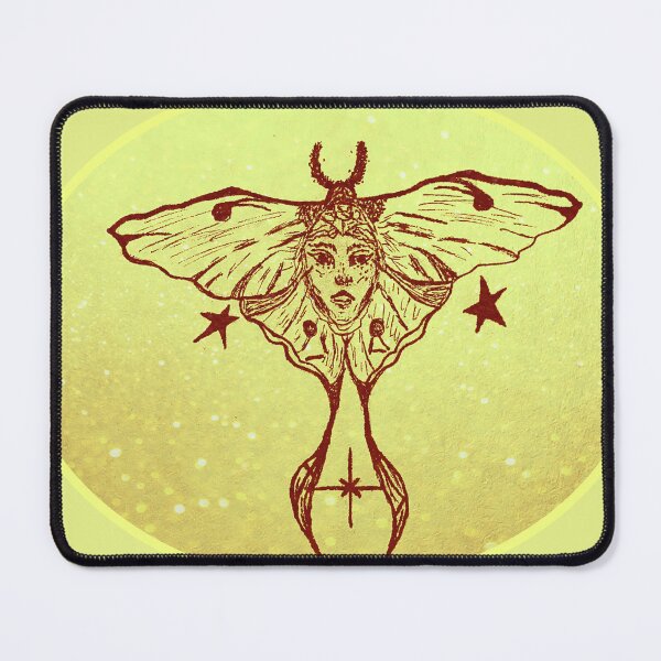 Item preview, Luna Moth Goddess designed and sold by moonshinemais.