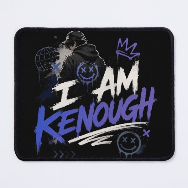 Item preview, I Am Kenough Urban Streetwear Typography | Graffiti Self Love Quote designed and sold by Eddy048.