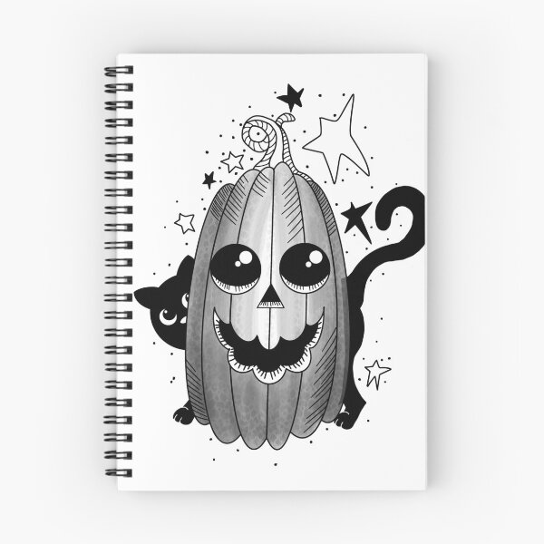 Item preview, Halloween Pumpkin with Black Cat designed and sold by Tangible Magic.