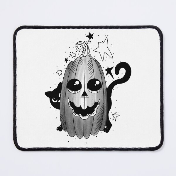Item preview, Halloween Pumpkin with Black Cat designed and sold by Tangible Magic.