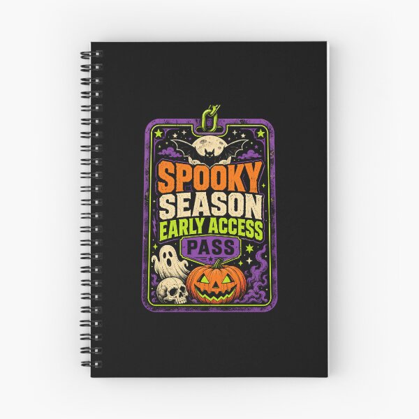 Item preview, Funny Spooky Season Early Access Pass Halloween Art designed and sold by elderberry.